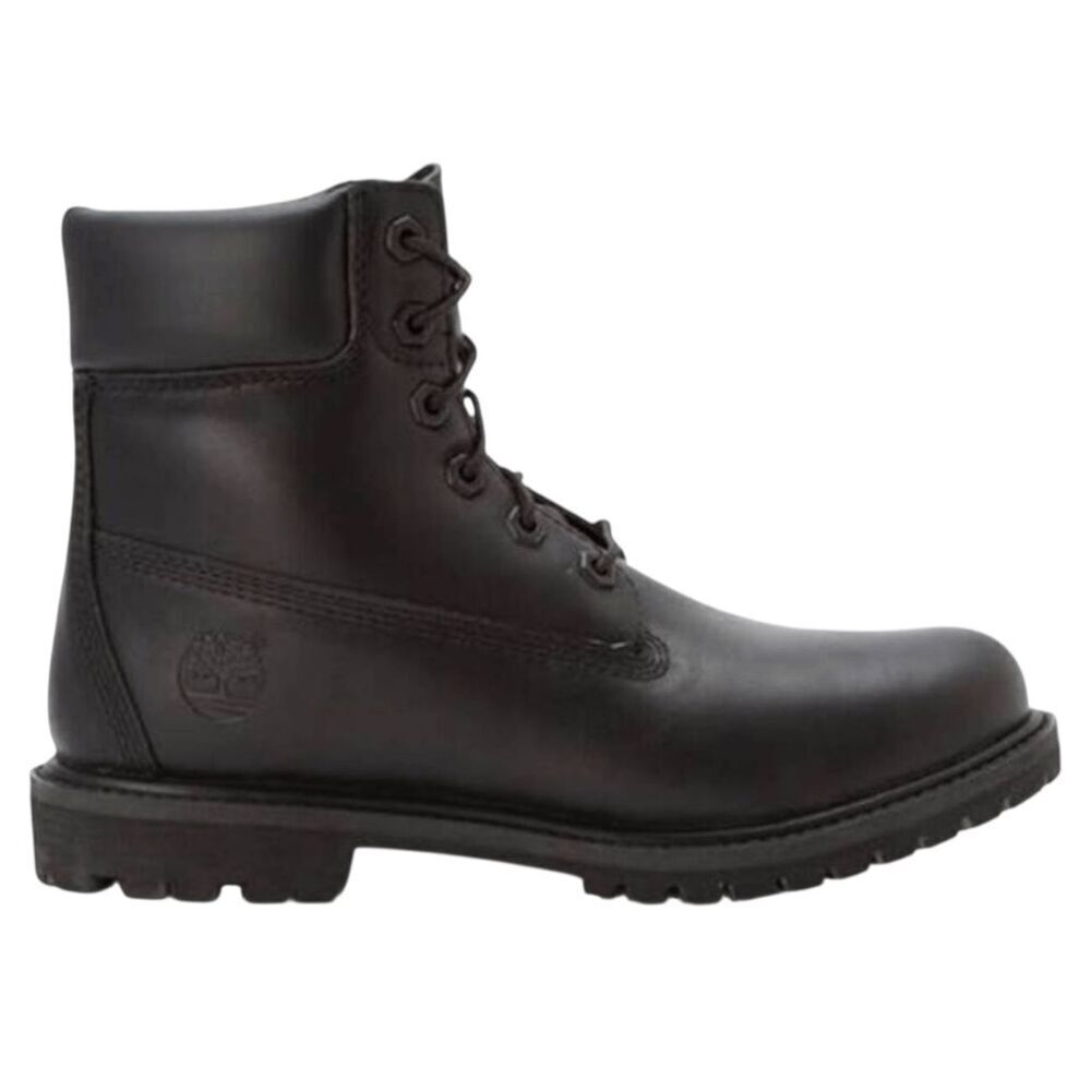 TIMBERLAND Earthkeepers Black 6 Inch Waterproof Leather Boot Size 6M